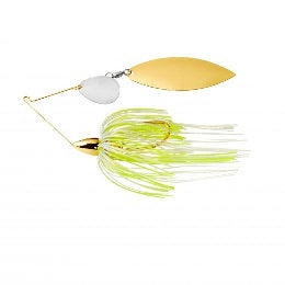 War Eagle Spinnerbait Gold Frame TW 1/4 Hot White Chart