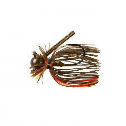 War Eagle Heavy Finesse Jig 1/2 Green Pumpkin Orange