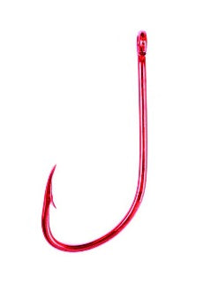 Eagle Claw Offset Red Hook 8ct Size 2