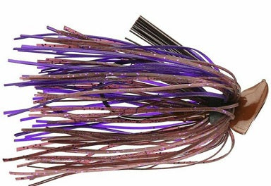 Buckeye Football Jig 1/2oz Cinnamon Purple