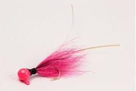 Slater Thread Neck Jig 1/32 Pink/Black/Pink #6 Hook 3pk