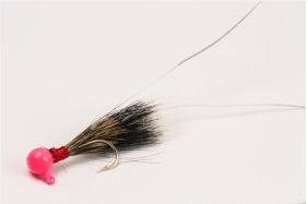 Slater Squirrel Tail Jig 1/32 Pink/Gray Tail