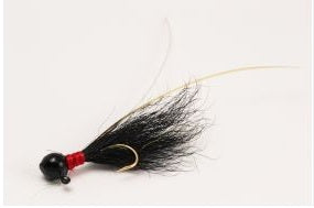 Slater Thread Neck Jig 1/32 Black/Red/Black #6 Hook 3pk