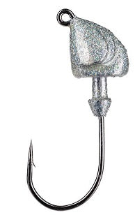 Strike King Squadron Swimbait Head 1/8oz 3ct Silver Bling