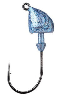 Strike King Squadron Swimbait Head 1/4oz 3ct Blue Glimmer