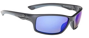 Strike King Sunglass SK Plus Hudson Matte Black-Blue Mirror