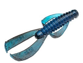 Strike King Rage Ned Bug 2.5in 9ct Black Blue Swirl