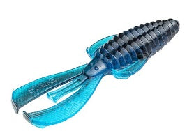 Strike King Rage Bug 4in 7pk Black Blue Swirl