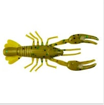 Yum Ned Craw 2in 8ct Amber Green Flk