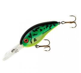 Bomber Fat Free Guppy 3/8oz 2-3/8in 4-6ft Fire Tiger