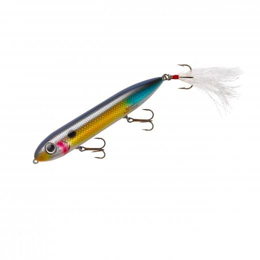 Heddon Super Spook Feathered 5in 7/8oz Wounded Shad