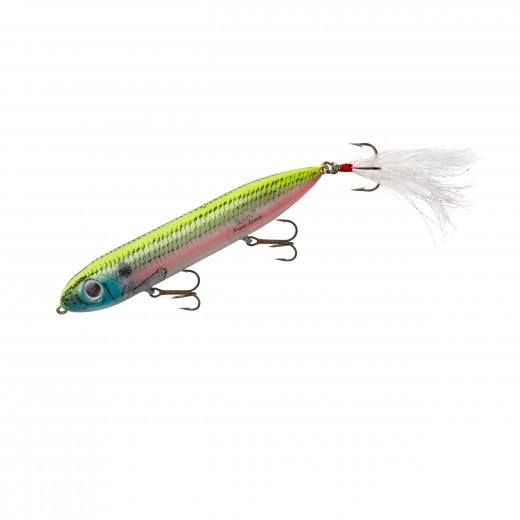 Heddon Super Spook Feathered 5in 7/8oz Okie Shad