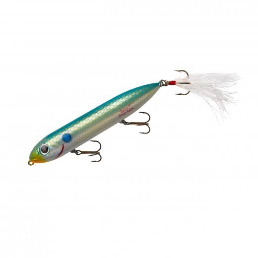 Heddon Super Spook Feathered 5in 7/8oz Lake Fork Shad