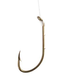 Eagle Claw Baitholder Snelled Hook Size 10