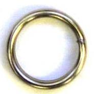 Eagle Claw Split Rings Nickle 8ct Size 4