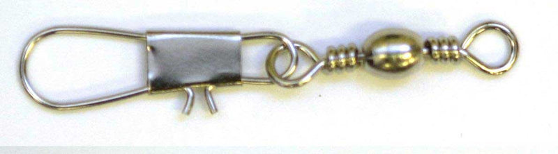 Eagle Claw Swivel-Nickle Barrel w/Interlock Snap 12ct/12pk Size 7