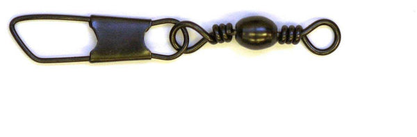 Eagle Claw Swivel-Black Snap 12ct/12pk Size 7