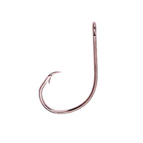 Eagle Claw Circle Bait Black Nickle Hook 8ct Size 3/0