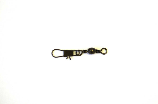 Eagle Claw Swivel Black Barrel w/Interlock Snap 12ct/12pk Size 5