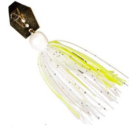 Z-MAN Chatterbait Mini Max 3/8oz Chartreuse/White