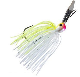 Z-MAN Chatterbait Jack Hammer 1/2oz Chartreuse/White