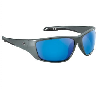 Flying Fisherman Sunglasses Carico Matte Gray-Blue Mirror