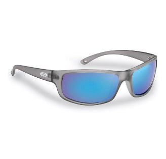 Flying Fisherman Sunglasses Slack Tide Granite-Blue Mirror