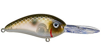 Bomber Fat Free Shad Jr 5/8 21/2in 8-12ft Green Pearl Shad