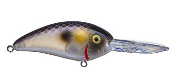 Bomber Fat Free Shad 1oz 3in 12-16ft Purple Pearl AYU