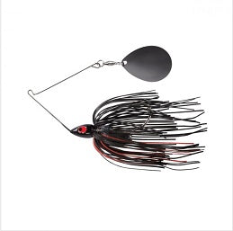 War Eagle Night Time Spinnerbait 3/4oz  BNK Black Red