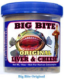 Magic Bait Big Bite Dough Bait Original Liver/Cheese 14oz