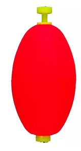 Comal Snap-On Oval Float 2.50in 25/bag Red