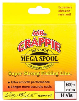 Lews Mr Crappie Mono Line 500yd 4lb HiVis