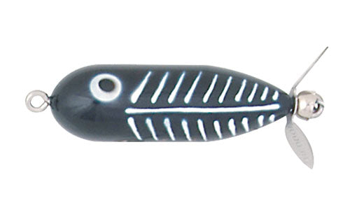 Heddon Tiny Torpedo 1/4 Black Shore Minnow