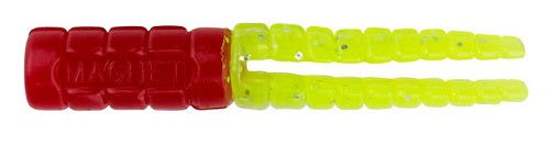 Leland Crappie Magnet 1.5in 15ct Red/Chartreuse Flash