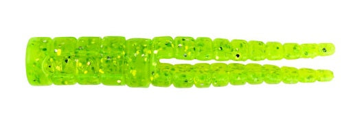 Leland Crappie Magnet 1.5in 15ct Chartreuse/Silver Flake