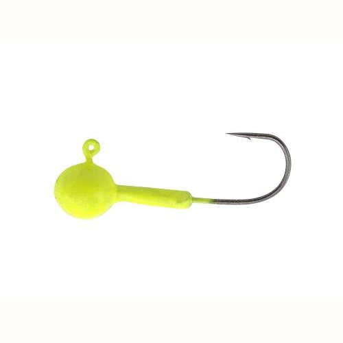 Leland Crappie Magnet Double Cross Heads 5ct 1/32oz Chartreuse