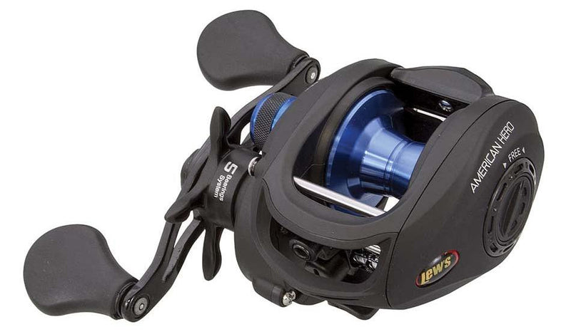 Lews American Hero Speed Spool Baitcast Reel 5BB-7.1.1-120yd/12lb