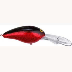 Norman Deep Little N 2.5in 3/8oz Red/Blk/Red Flake