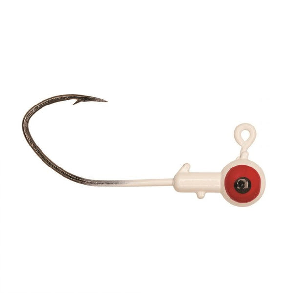 Eagle Claw Pro-V Ball Jig Head 1/32 10ct White