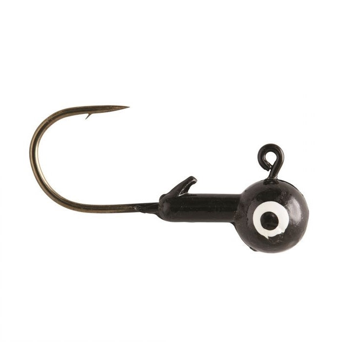 Eagle Claw Ball Head Jig 1/32 10ct Black