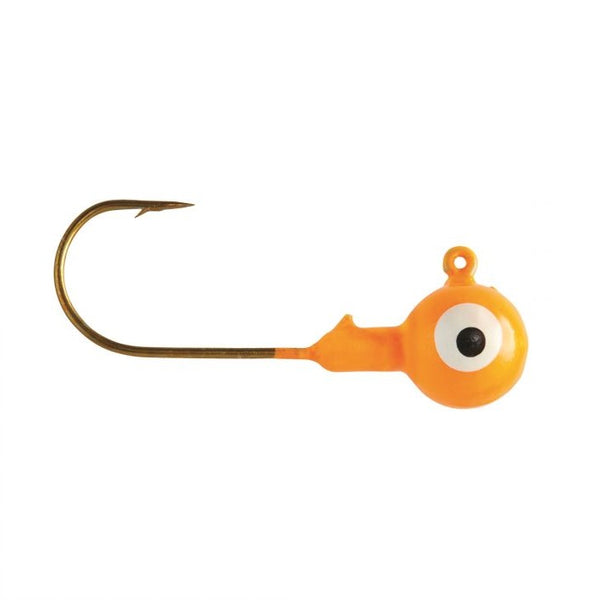 Eagle Claw Ball Jig Head 1/32 10ct Orange