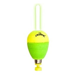 Betts Mr Crappie Flo Glo 1.50in Pear 2ct Yellow/Green