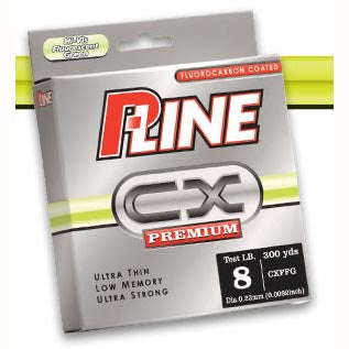 P-Line CX Preminum Fluorocarbon Flourescent Green 300yd 4lb