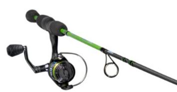 Lews Crappie Thunder 6'6" 2pc Rod 75 Reel Spinning Combo