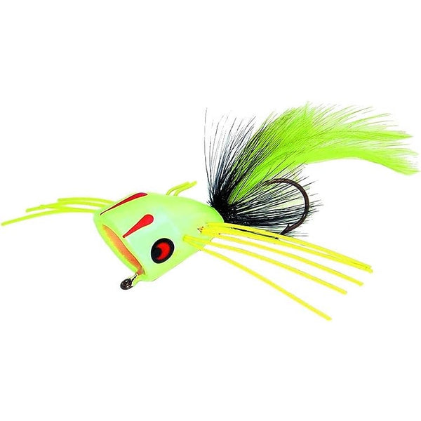 Betts Bass Bug Chartreuse/Black-Yellow Size 1