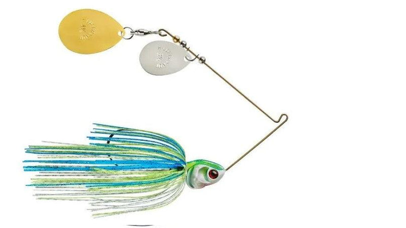 Booyah Covert 1/2oz White/Chart/Blue G/N-Willow Tandem