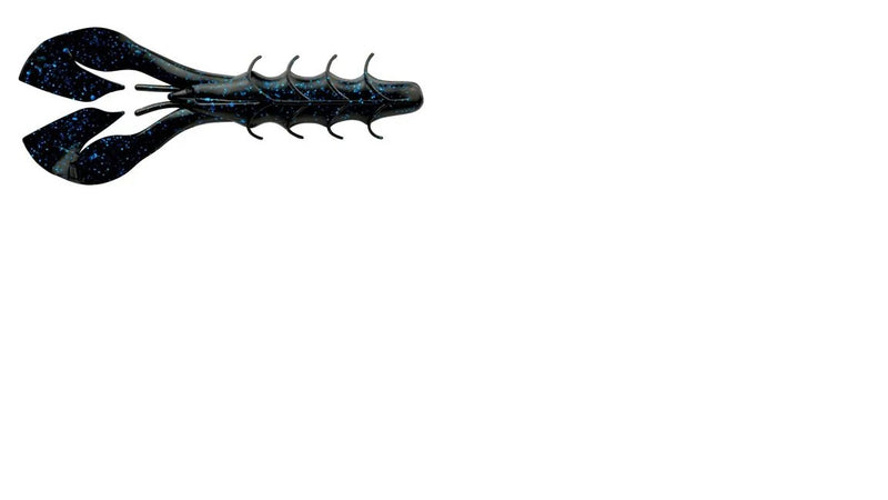 Yum Spine Craw 3.75 8ct Black Blue Flake