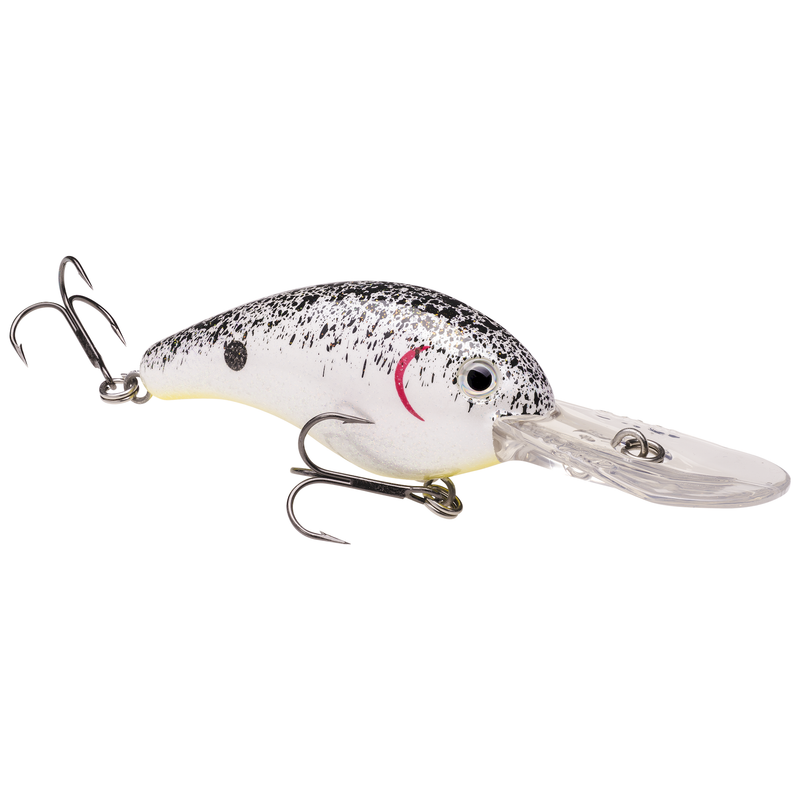 Strike King Series 10XD - 2oz 25ft Pearl/Black Splatter w/Chart Belly