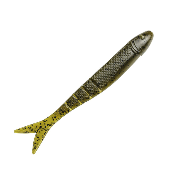 Strike King Blade Minnow 4.5in 8pk Green Pumpkin